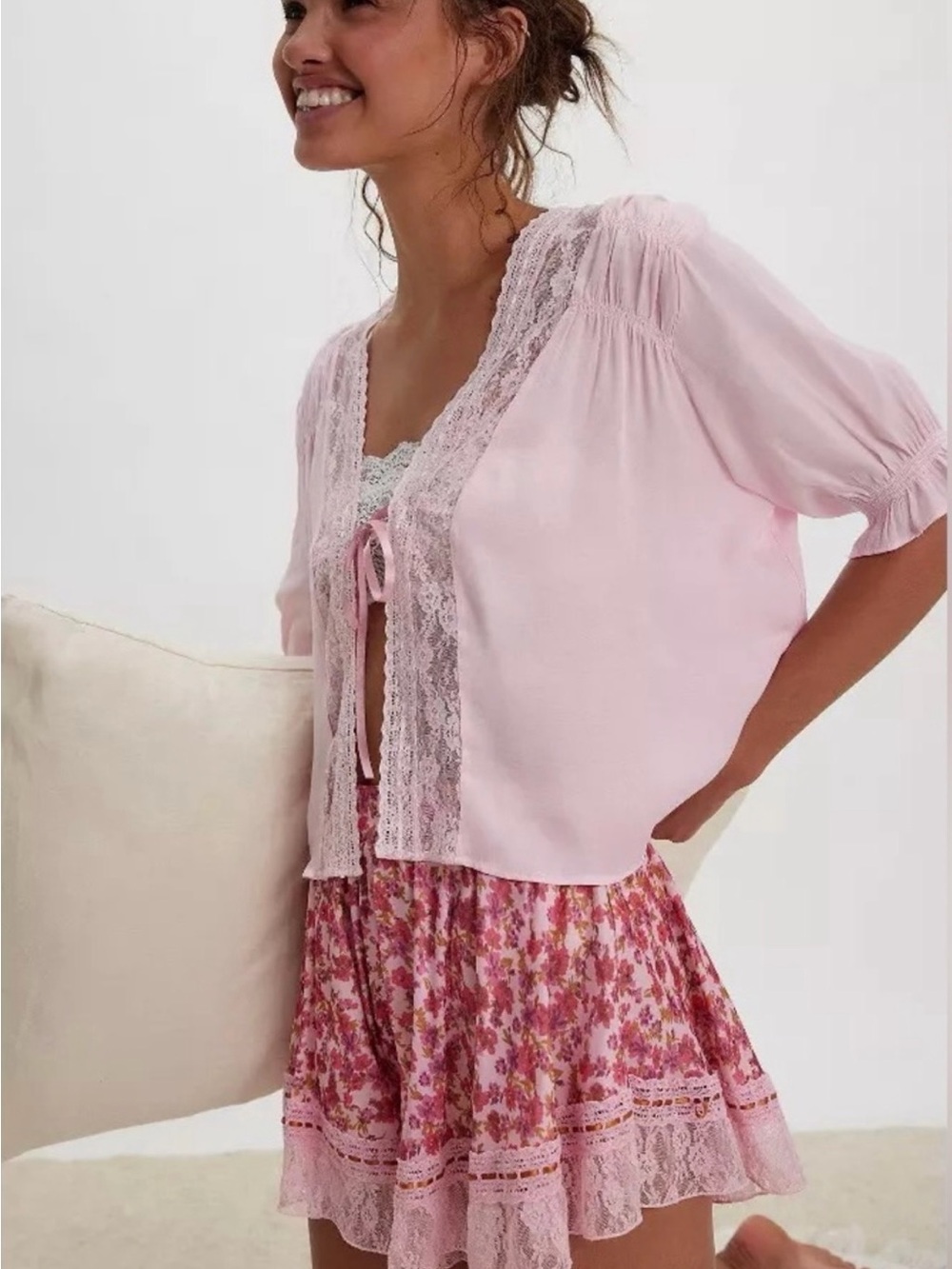 Free People Morning Breeze in Pink